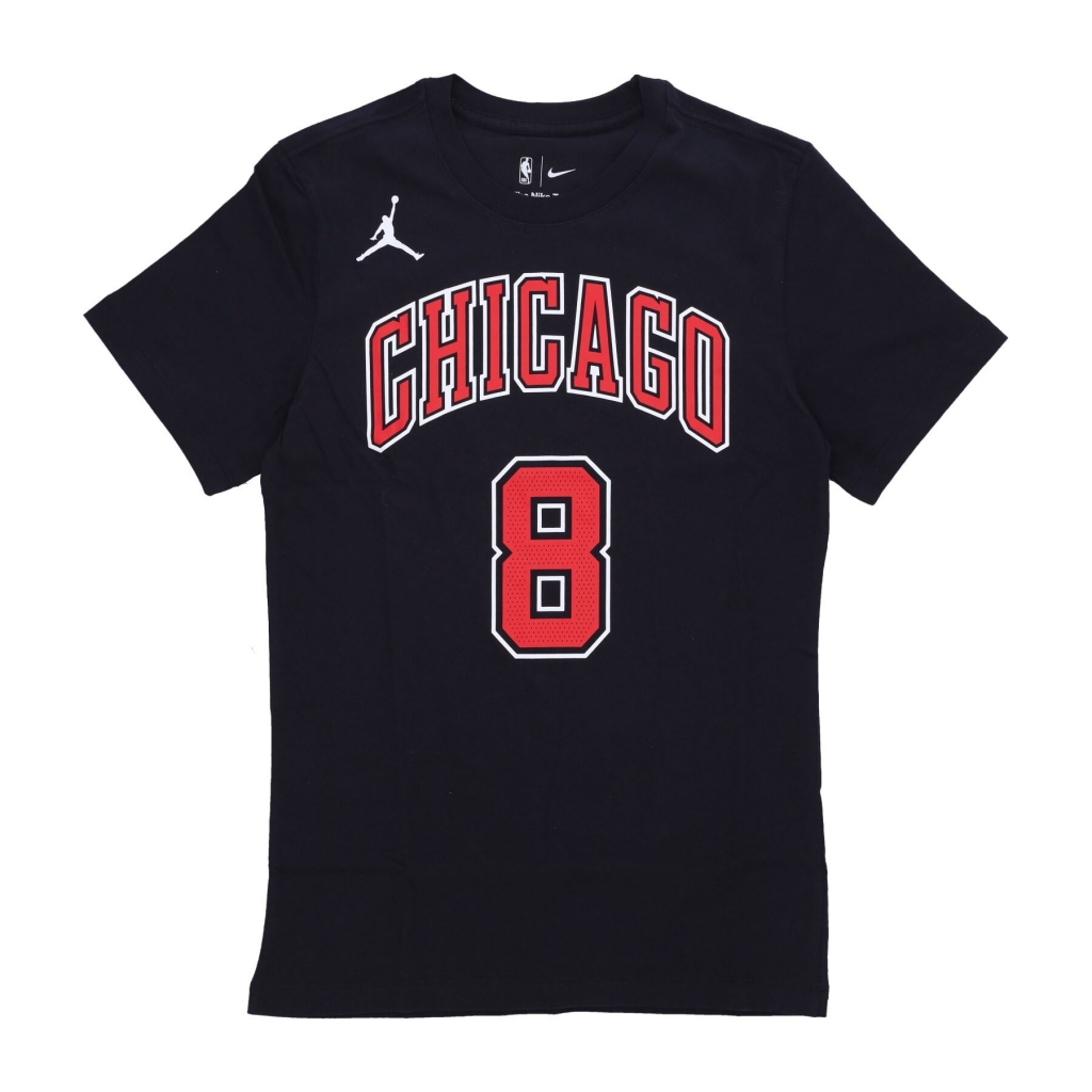 maglietta uomo nba statement edition tee no 8 zach lavine chibul BLACK