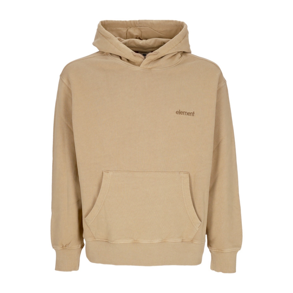 felpa leggera cappuccio uomo cornell 30 po hoodie KHAKI