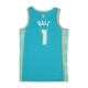 canotta basket uomo nba city edition 2023/24 swingman jersey no 1 lamelo ball chahor RAPID TEAL