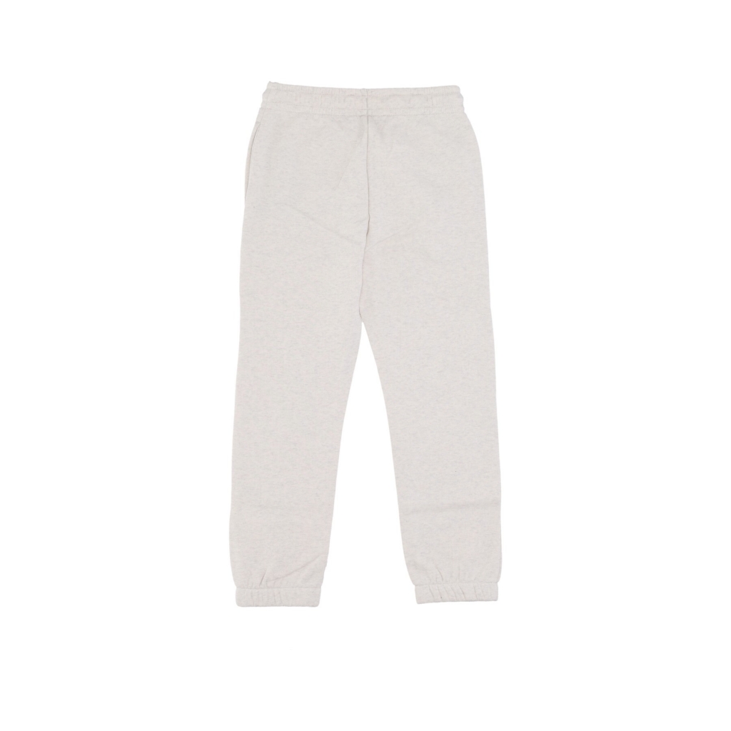 pantalone tuta felpato ragazza icon play fleece pant SAIL/HEATHER