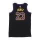 canotta basket uomo nba city edition 2023/24 dri-fit swingman jersey no 23 lebron james loslak BLACK