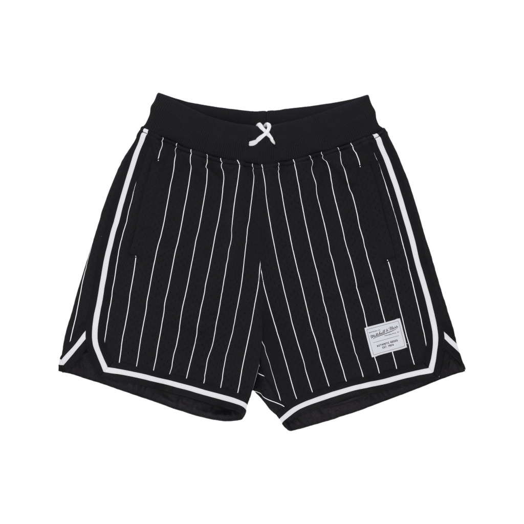 pantaloncino tipo basket uomo branded pinstripe game day 20 shorts BLACK