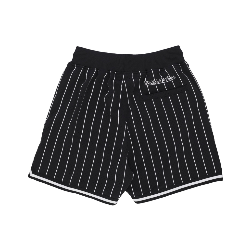 pantaloncino tipo basket uomo branded pinstripe game day 20 shorts BLACK