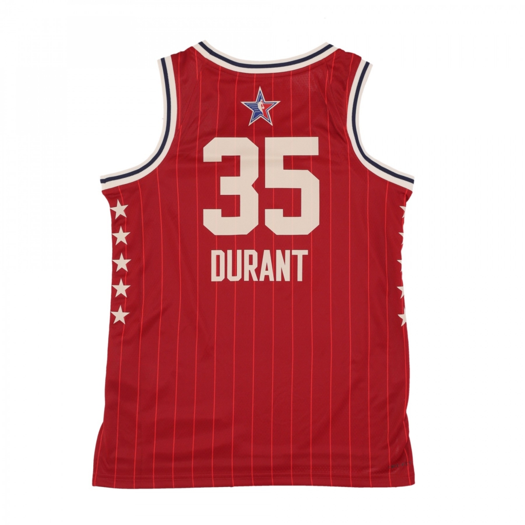 canotta basket uomo nba all star game 2024 dri-fit swingman jersey no 35 kevin durant team west TEAM CRIMSON