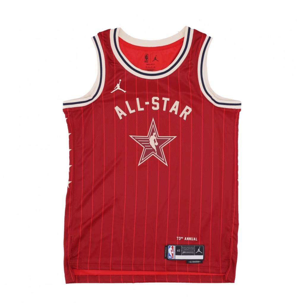 canotta basket uomo nba all star game dri-fit swingman jersey no 34 giannis antetokounmpo giannis team east TEAM CRIMSON