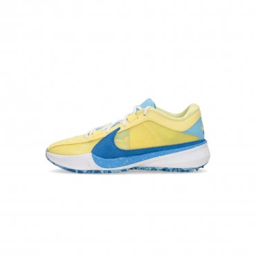 scarpa basket uomo zoom freak 5 SOFT YELLOW/LT PHOTO BLUE/WHITE