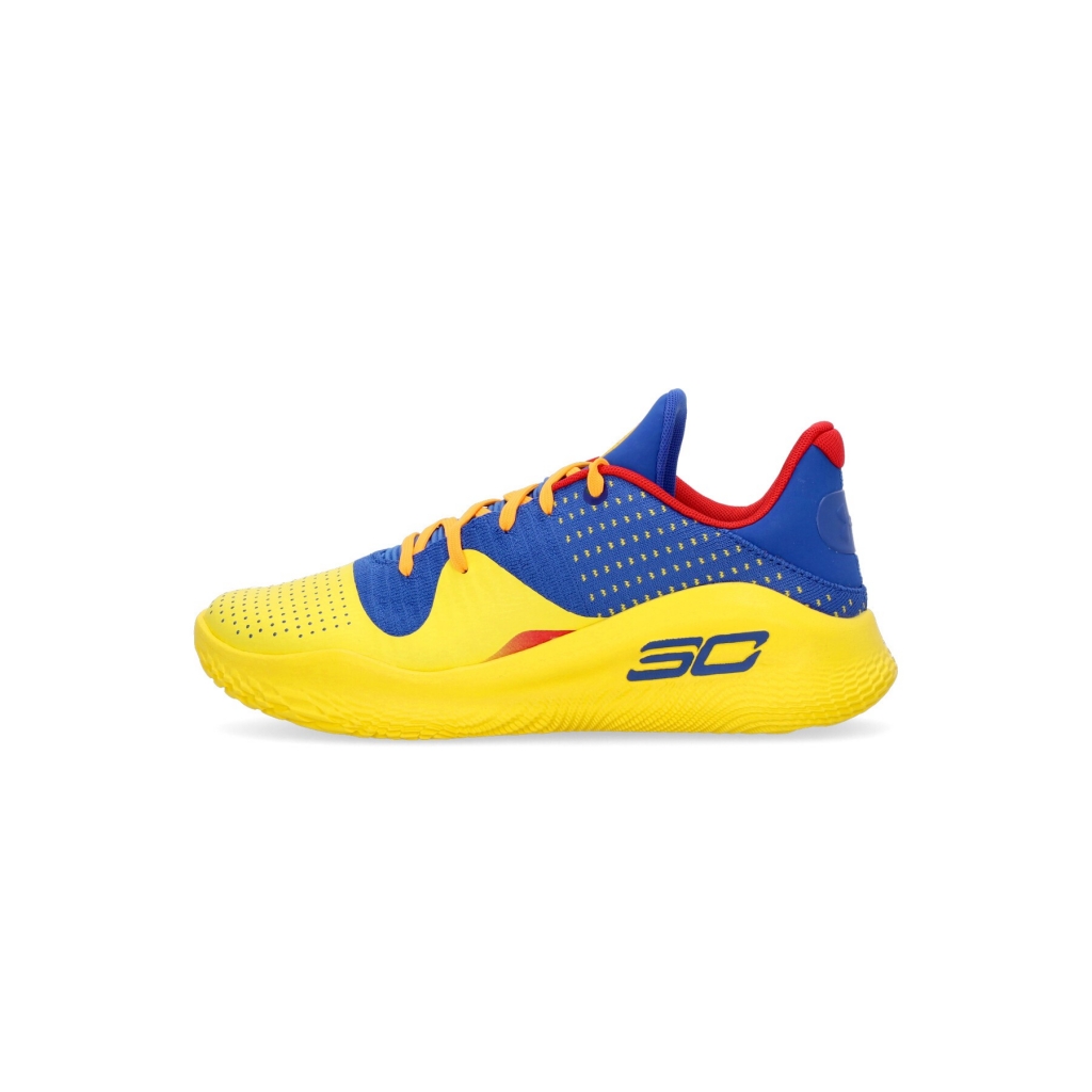 scarpa basket uomo curry 4 low flotro TEAM ROYAL