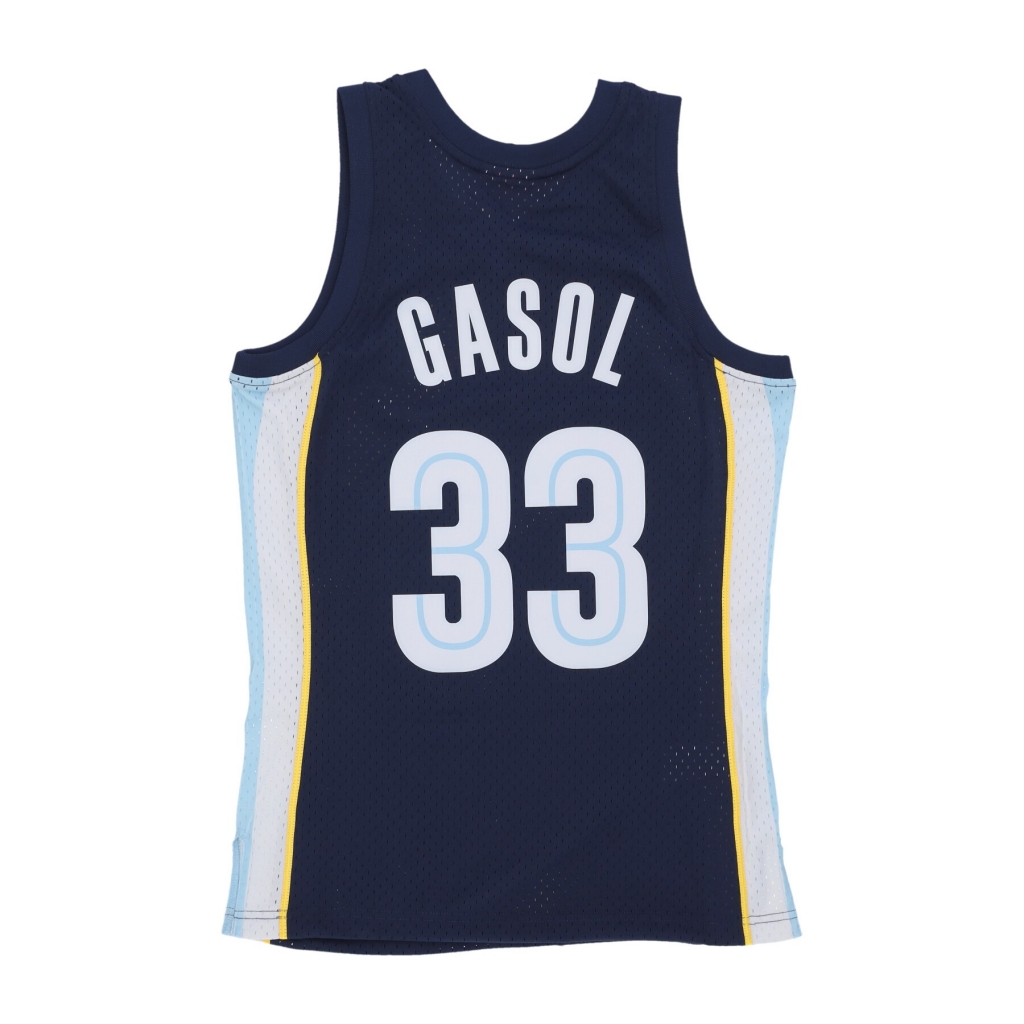 canotta basket uomo nba dark jersey 2008 no 33 marc gasol memgri ORIGINAL TEAM COLORS