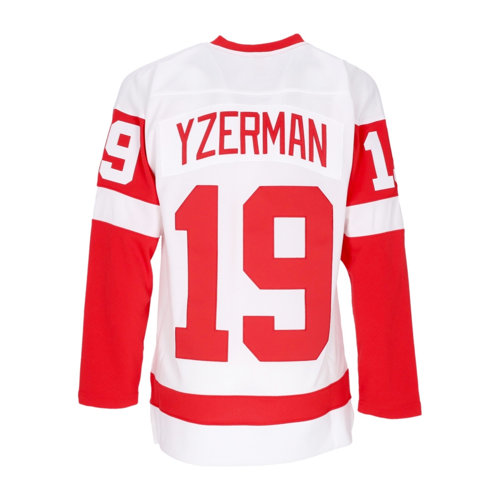 casacca hockey uomo nhl white jersey 1983 no 19 steve yzerman detwin ORIGINAL TEAM COLORS