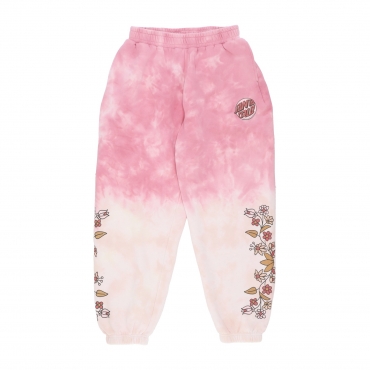 pantalone tuta felpato donna sage floral sweatpant PINK DIP DYE