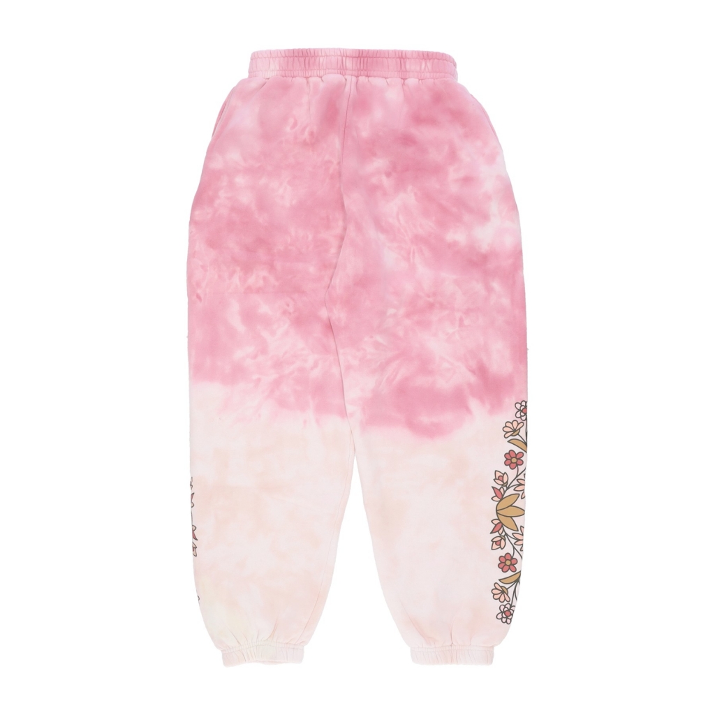 pantalone tuta felpato donna sage floral sweatpant PINK DIP DYE