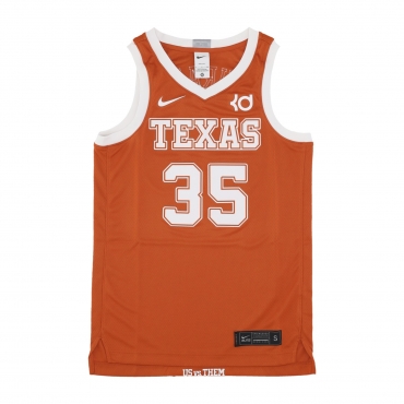 canotta basket uomo ncaa dri fit college swingman no 35 kevin durant texlon DESERT ORANGE