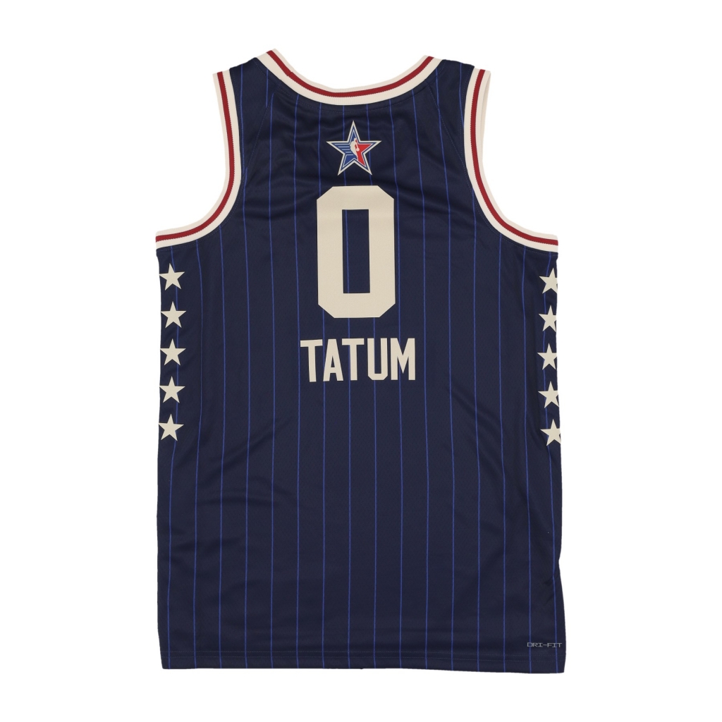 canotta basket uomo nba all star game 2024 dri-fit swingman jersey no 0 jayson tatum team east COLLEGE NAVY