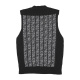 pullover smanicato uomo knitwear gilet BLACK