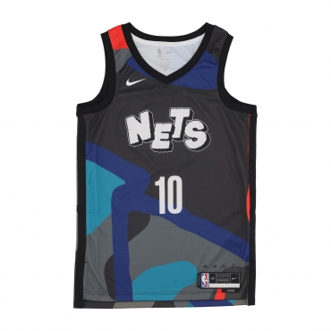 canotta basket uomo nba city edition 2023/24 swingman jersey no 10 ben simmons bronet BLACK