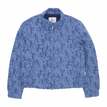 giubbotto uomo james allover jacket BLUE