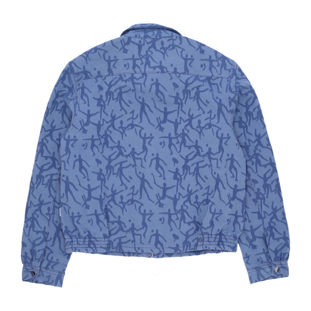 giubbotto uomo james allover jacket BLUE