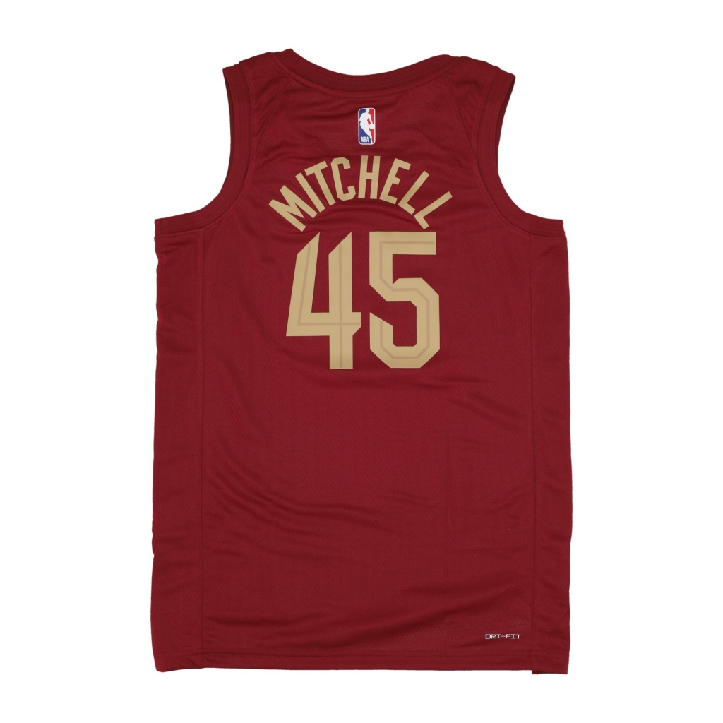 canotta basket uomo nba icon edition 2022/23 dri-fit jersey no 45 mitchell donovn clecav TEAM RED