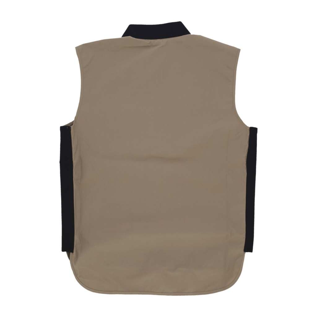 smanicato uomo kiton vest TAUPE