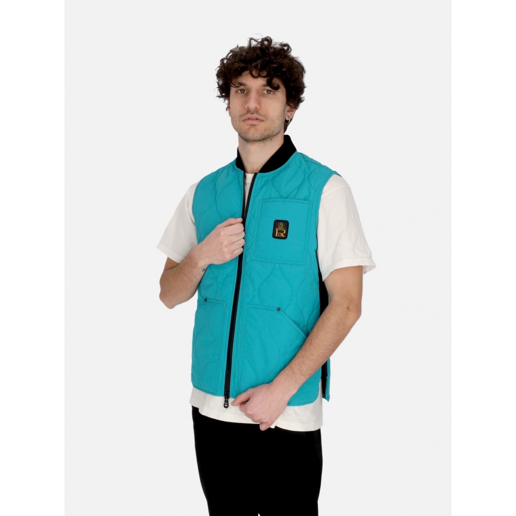 smanicato uomo fred vest VIRIDIAN GREEN