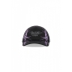 cappellino visiera curva uomo lightning print trucker BLACK/PURPLE