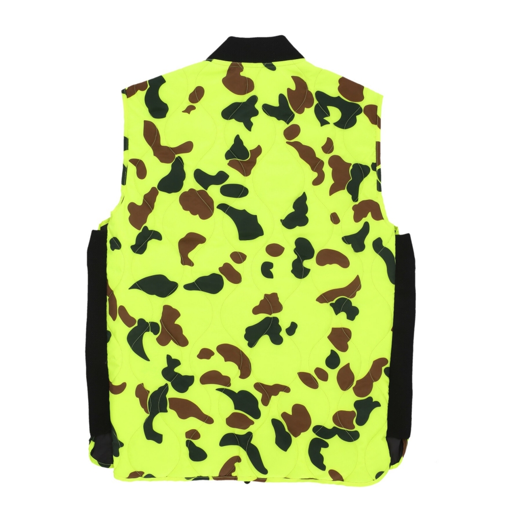 smanicato uomo fred vest FLUO YELLOW CAMOUFLAGE