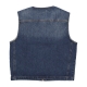 smanicato uomo go denim vest ORIGINALS DARK WASH