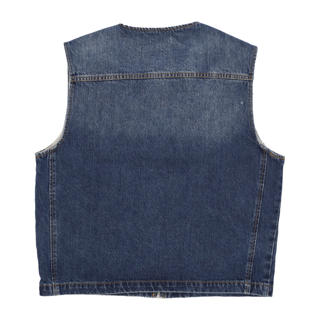 smanicato uomo go denim vest ORIGINALS DARK WASH