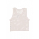 canotta donna hudson mesh tank UNBLEACHED