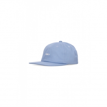 cappellino visiera piatta uomo bold twill 6 panel strapback HYDRANGEA