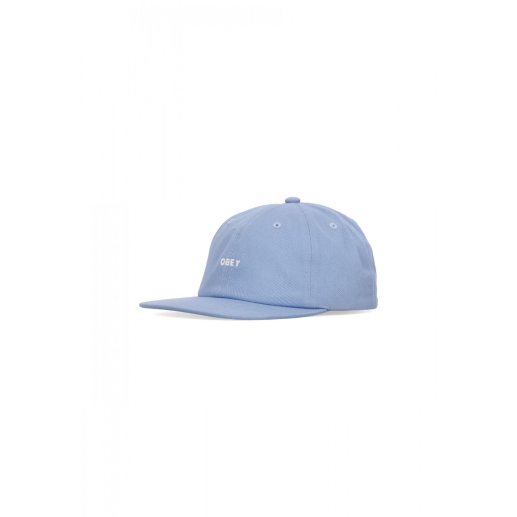 cappellino visiera piatta uomo bold twill 6 panel strapback HYDRANGEA