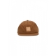 cappellino visiera piatta uomo set box snapback CARAMEL