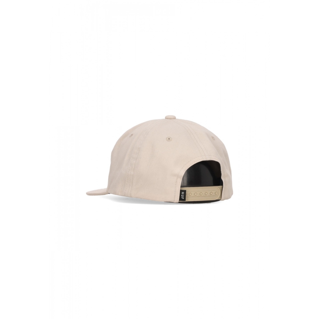 cappellino visiera piatta uomo set box snapback IVORY