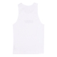 canotta uomo trace rib tank WHITE