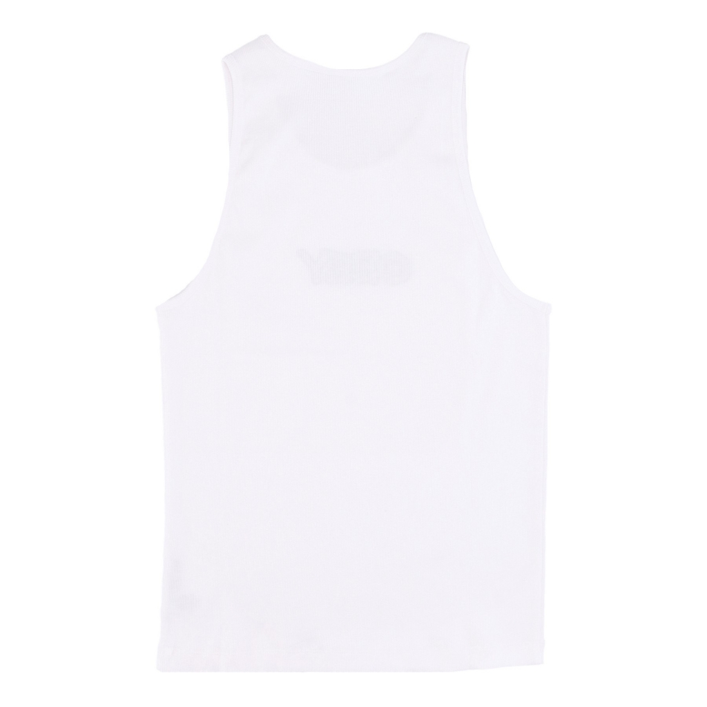 canotta uomo trace rib tank WHITE