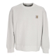 felpa leggera girocollo uomo nelson sweat SONIC SILVER GARMENT DYED