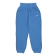 pantalone tuta felpato donna sportswear phoenix fleece high - waisted oversized pant STAR BLUE/SAIL