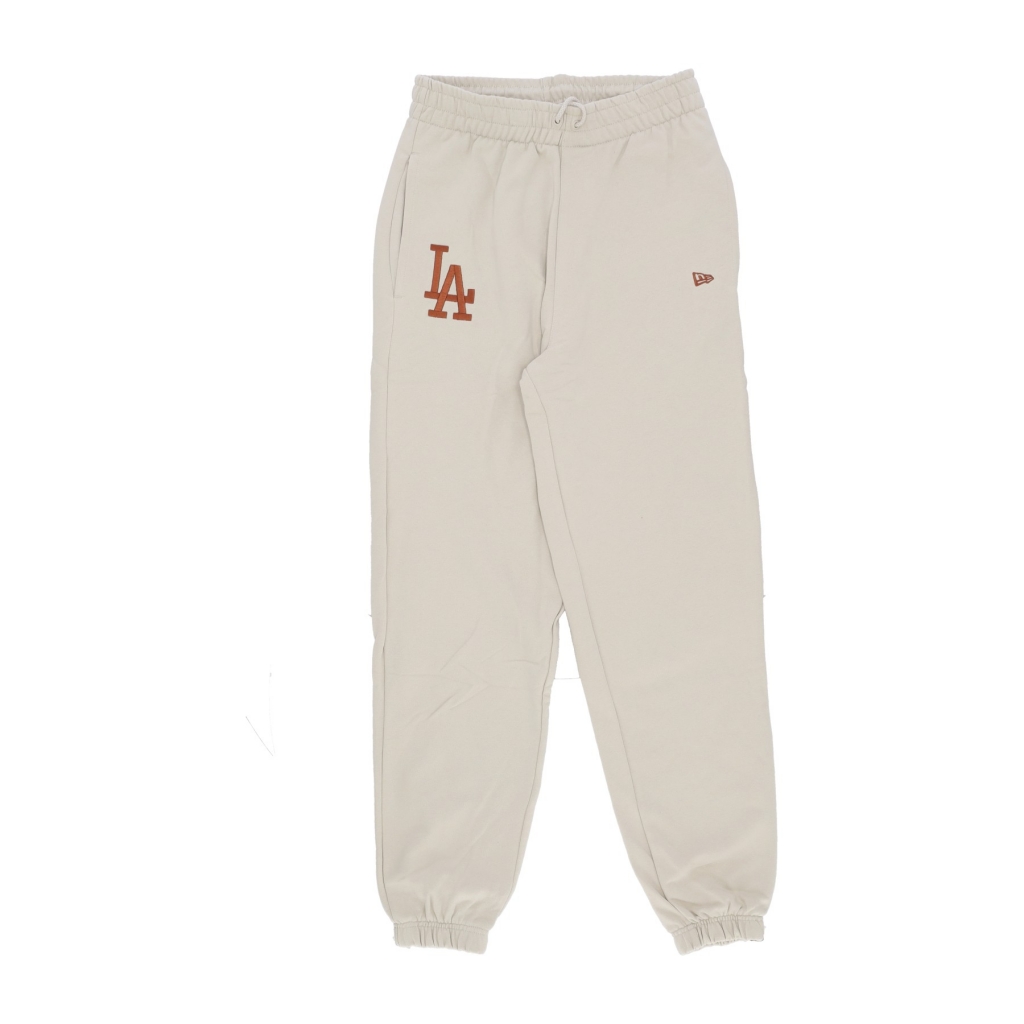 pantalone tuta felpato uomo mlb league essentials jogger losdod STONE/EARTH BROWN