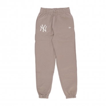 pantalone tuta felpato uomo mlb league essentials jogger neyyan AIR GREY/OFF WHITE