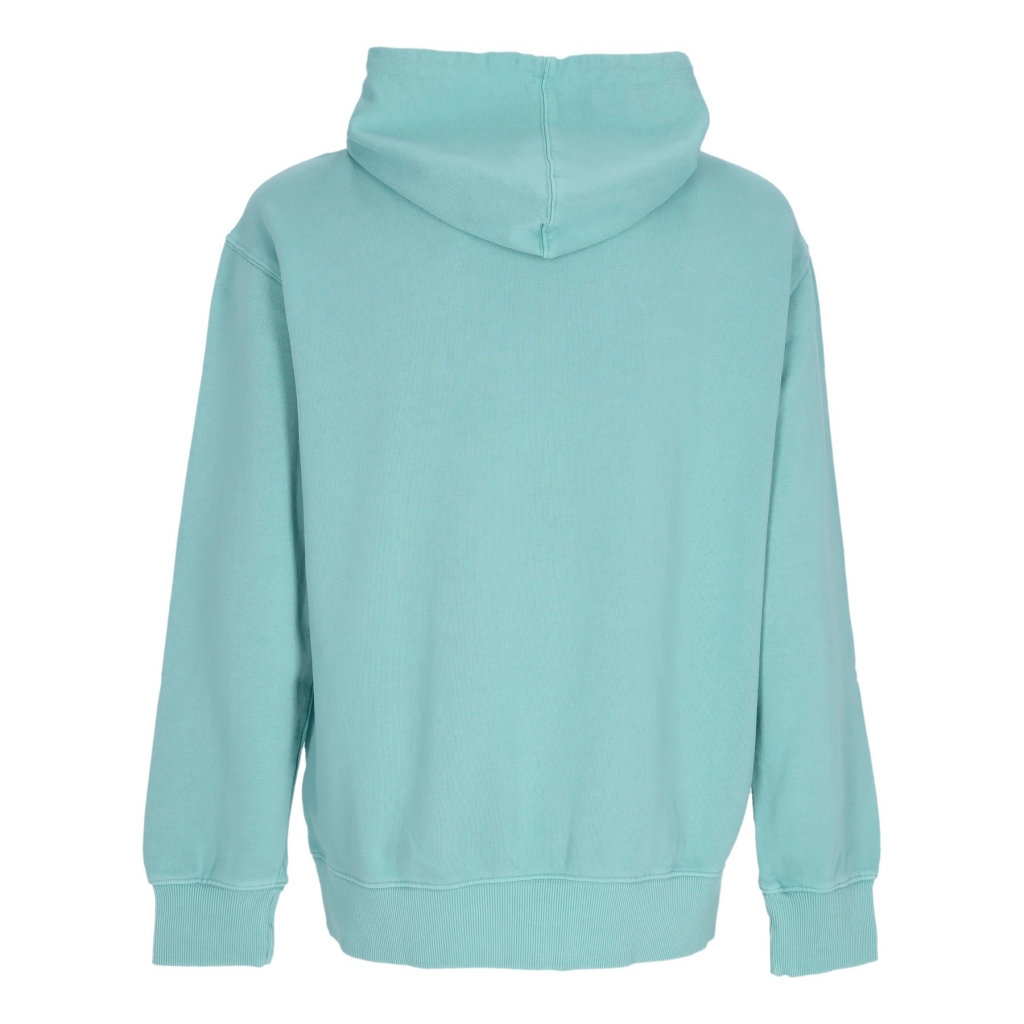 felpa leggera cappuccio uomo cornell 30 po hoodie LAGOON