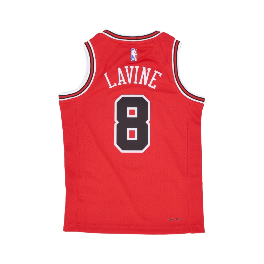 canotta basket ragazzo nba swingman jersey icon edition 2020 no 8 zach lavine chibul ORIGINAL TEAM COLORS