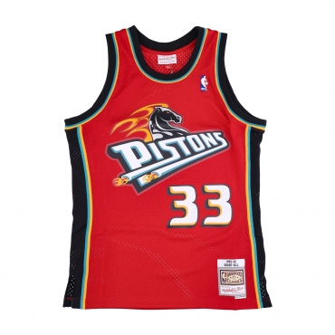 canotta basket uomo nba swingman jersey hardwood classics no 33 grant hill 1999-00 detpis ORIGINAL TEAM COLORS