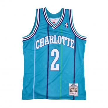 canotta basket uomo nba swingman jersey hardwood classics no 2 larry johnson 1992-93 chahor ORIGINAL TEAM COLORS