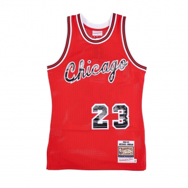 canotta basket uomo nba authentic jersey hardwood classics no 23 michael jordan 1984-85 chibul RED