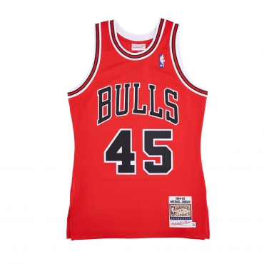 canotta basket uomo nba authentic jersey hardwood classics no 45 michael jordan 1994-95 chibul road RED