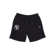 pantalone corto tuta felpato uomo mlb seasonal team short neyyan BLACK/WHITE