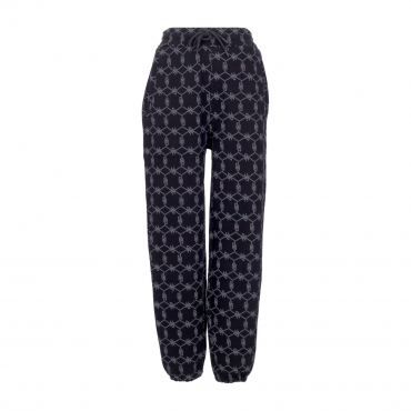 pantalone tuta felpato uomo monogram sweatpants BLACK