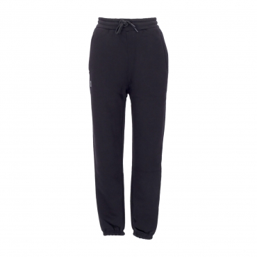 pantalone tuta felpato uomo basic sweatpants BLACK