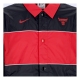 giacca coach jacket uomo nba full-snap lightweight jacket chibul BLACK/UNIVERSITY RED/WHITE