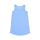 vestito bambina recycled poly jersey tank dress UNIVERSITY BLUE